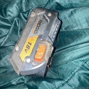 18V Black and Orange Portable Battery RidGid